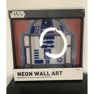 Star Wars R2D2 Neon LED USB Powered Wall‎ Art – 12x12, Decorative Light